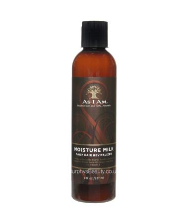 AS I AM Moisture Milk Daily Hair Revitalizer 8 Oz | Nourishing Leave-In Conditioner | International Shipping Available - Buy Online on GoSupps.com