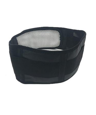 Samnuerly lumbar support adjustable waist Tourmaline Selbsterhitzung Magnnetfeld therapy Back waist support belt lumbar support massage band men (color: m) m M