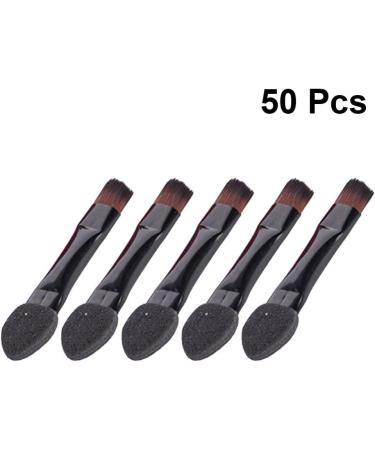ifundom Eyeshadow Brush 50PCS Double Sided Eye Shadow Sponge Applicator Eye Brow Eyeshadow Brush Make Up Brush Portable Makeup Tool - Buy Online on GoSupps.com