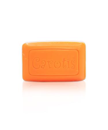 Carotis Beauty Soap 80g - Refreshing Skin Cleanser with Carrot Oil, Glycerin, Beta Carotene, Vitamin A, and Olive Oil - Buy Online on GoSupps.com