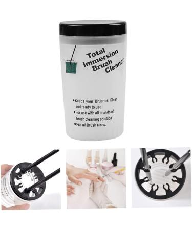 Nail Art Brush Cleaner Cup Immersion Brush Cleaning Bottle with Multiple Size Slots Brush Cleaning Cup - Buy Online on GoSupps.com