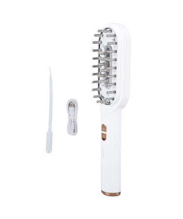 Qukaim Laser Hair Regrowth Comb 14 Beams Portable Rechargeable Hair Growth Kit for Men Women Type C 1000mAh 5ML Independent Tank Thinning Hair Treatment
