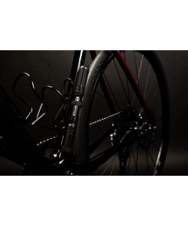SILCA Tattico Mini Pump - Integrated Hose & Chuck - Presta/Schrader - Water Bottle Cage Mount - Compact & Portable Bike Pump - Buy Online on GoSupps.com