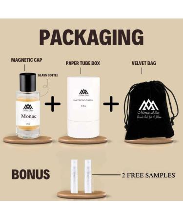 Monac - Gourmand Milk Fragrance Collection - Our Original Fragrances - Eau de Parfum - 50 Ml Smells Like A Dessert & Elegant Long Lasting 8-15 hours (Celiste Inspired by Celeste (U)) - Buy Online on GoSupps.com