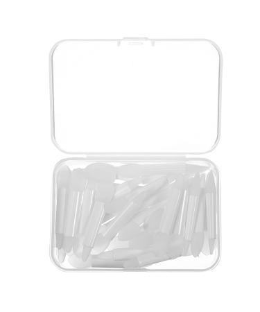 Lurrose 1Set lip brush Silicone Lip Scrub Brush Silicone Lip Balm Brush lip gloss for women silicone lip scrubber makeup gadgets lip applicator Disposable Accessories white Miss Silica gel