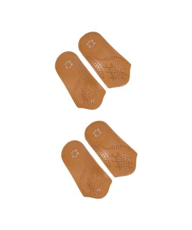 NOLITOY 2 Pairs Glow in The Dark 3/4 Plantar Insoles Orthotic High Heel Insole 3/4 Plantar Insoles Inserts for Men Flatfoot Pads Shoe Thicken Women's Inner Cushion
