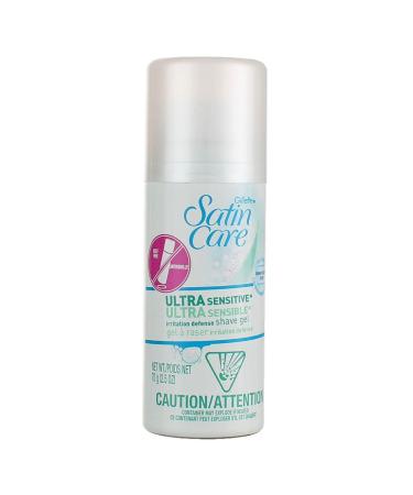 Gillette Satin Care Ultra Sensitive Shave Gel - 2.5 Oz - Buy Online on GoSupps.com