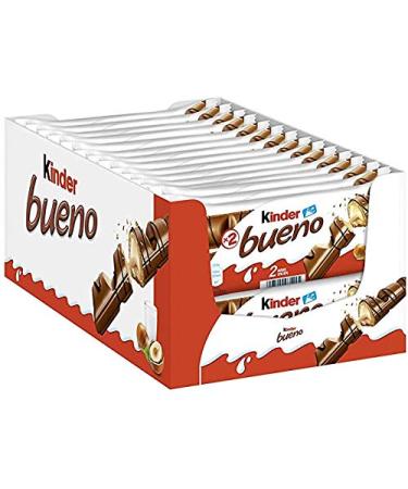 Kinder Kinder Bueno Twin Bar Chocolate Case of 10 x 3 Multipacks