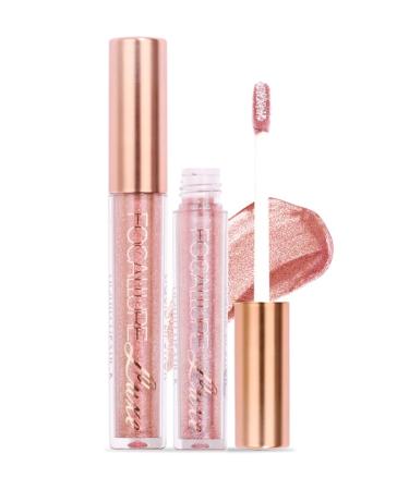 FOCALLURE Ultra Matte Liquid Lipstick Longwear Rich Lip Colors Easy to Create a Sexy Lips with High-grade Formula Long Lasting Waterproof Lipstick Make Up PINK GOLD 38 PINK GOLD