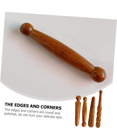 Lurrose 8 STK Foot Massager - Professional Hand Tools for Reflexology & Skin Care | Red Birne Massage Accessories | Perfect International Shipping - Buy Online on GoSupps.com