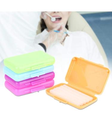 Orthodontic Relief Wax - 5 Boxes with Apple Orange Grape & Mint - Prevent Mouth Ulcers & Maintain Oral Care - Lightweight Medical Quality - Buy Online on GoSupps.com