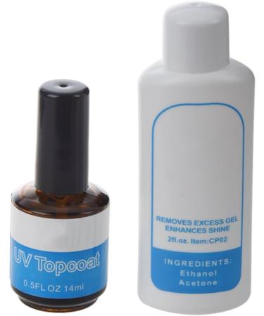 luxurious UV top coat layer glowing gel bright varnish artistic manicure - Buy Online on GoSupps.com