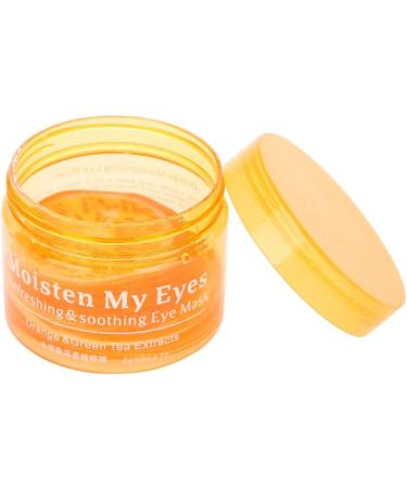 Eye Mask Natural orange extracts Remove Eye Bags Soft texture Lighten Fine Lines Moisturizing Firming Eye Patch Eye Skin Care (80g) - Buy Online on GoSupps.com