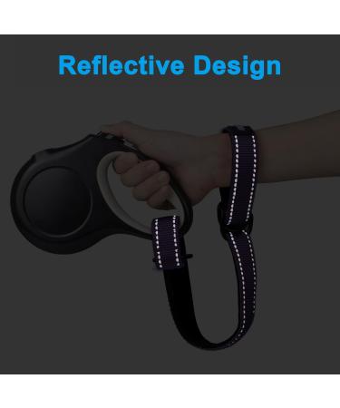 Petbonus Purple Short Dog Leash | Adjustable Safety Bracelet for Roller Leash | Reflective Soft Padded Handle | Extra Safety for Strollers - Buy Online on GoSupps.com