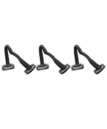 Yctze 3 Pack Reusable Adjustable Elastic Face Band with Clips Portable Stretching Strap for Women Beauty Makeup Tools and Accessories