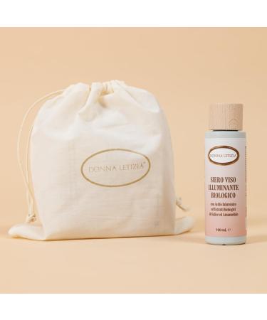 EFA srl Organic brightening facial serum liquid gel antiaging and antiwrinkle natural ingredients with organic aloe vera and hyaluronic acid without dyes and preservatives 100 ml - Buy Online on GoSupps.com