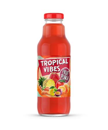 Tropical Vibes Mega Fruit Punch Original 532ml (Pack of 12)