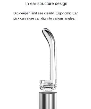 Wireless Smart Ear Cleaner Endoscope Ear Pick Multifunctional Ear-Picking WiFi Artifact Luminous Visual Ear-Picking Spoon white - Buy Online on GoSupps.com