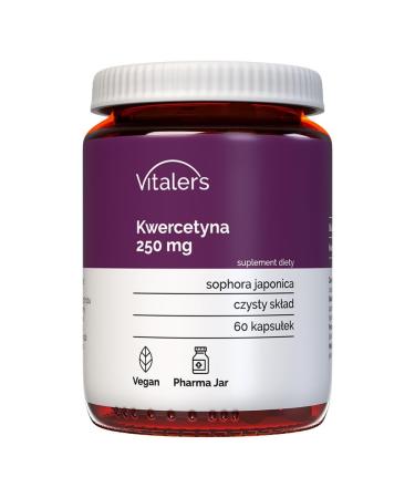 Vitaler's Querc tine 250 mg - 60 g lules V g talien 2 mois de suppl mentation Sans conservateur Composition pure