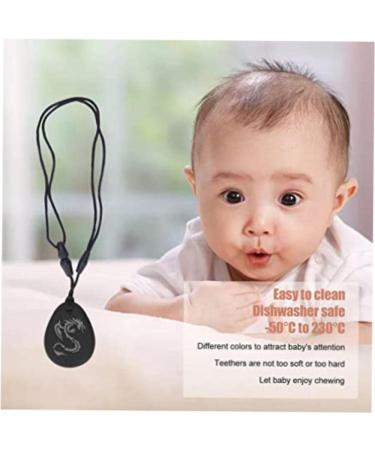 Grey Dragon Silicone Teething Necklace for Baby Sensory Development | Teething Relief & Playtime Fun - Buy Online on GoSupps.com