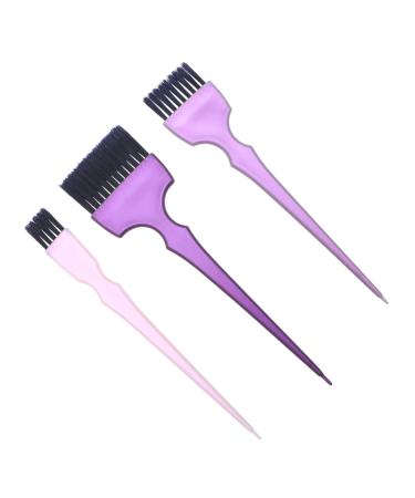 FRCOLOR 2 Sets Detailing Brush Kit Hair Kit Purple Suit Hair Bleach Brush Hair Coloring Kit Tools Dye Tool Barber Tool Salon Accessories Dyeing Applicator European and American Paris