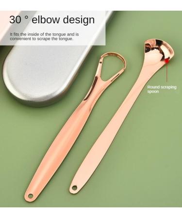 Premium Stainless Steel Tongue Scraper Set - 4 Metal Tongue Cleaners with Iron Case for Optimal Oral Hygiene - Buy Online on GoSupps.com