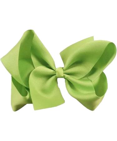 New 2025 1Pcs 6" Solid Grosgrain Ribbon Bow Hair Clips For New For Fashion With Large Hair Pins Hairgrips Barrettes Boutique Hair Accessories Jewelry Fashion Accessories Creative Gift - Buy Online on GoSupps.com