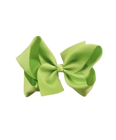 New 2025 1Pcs 6" Solid Grosgrain Ribbon Bow Hair Clips For New For Fashion With Large Hair Pins Hairgrips Barrettes Boutique Hair Accessories Jewelry Fashion Accessories Creative Gift