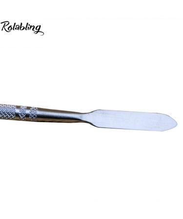 Rolabling 7.2 Pro Stainless Steel Makeup Spatula Double Sided Cosmetic Stirring Rod Nail Art Manicure Tool - Size 2 - Buy Online on GoSupps.com