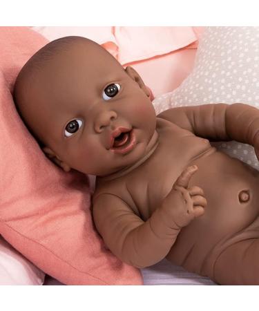 Bayer Design 94200AB Lifelike Newborn Baby Doll Boy - Realistic 42 cm Dark-Skinned Doll for Kids | International Shipping Available - Buy Online on GoSupps.com