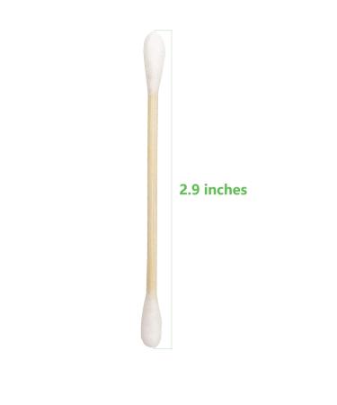 Biodegradable Cotton Swabs 1125pcs - Wooden Sticks, 2.9 Inch (Pack of 1125) - Buy Online on GoSupps.com