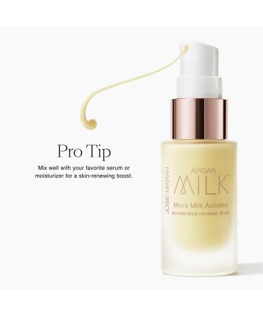 Josie Maran Argan Milk For All - 3-Piece Ritual Includes Intensive Hydrating Treatment Accelerated Renewal Drops and Intense Hyration Night Cream (3 Count) - Buy Online on GoSupps.com