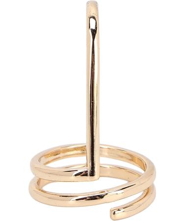 TYCIONG Decorative Nail Ring Fashion Fingertip Jewelry Nail Art Ring Ladies Wearing Nail Accessories (3050 gold) - Buy Online on GoSupps.com