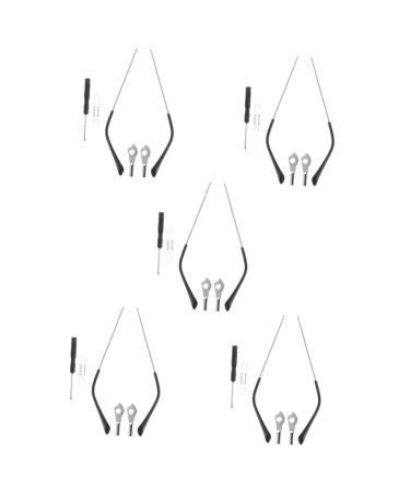 Lurrose 5 pairs of glasses accessories Exchange glasses legs replacement glasses frame frame replacement glasses.