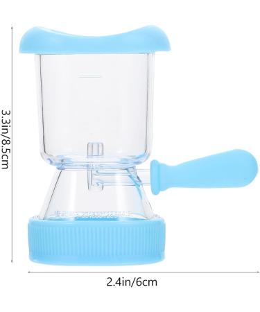 Healifty Glass Cleaner Accessories Set - 6pcs Sky-blue Silicone Cups for Effective Cleaning of Glasses, Makeup Tools, and Bath Containers - Buy Online on GoSupps.com