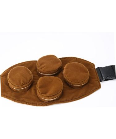 Partykindom MOXA Cover Sandals for Reflex Zone Massage - Hot Healthcare Moxibustion Dishwasher Safe Brown Size 3 - Buy Online on GoSupps.com