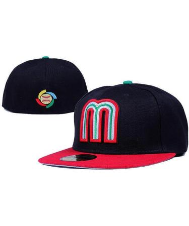 Mexico Baseball World Classic 2PCS Hat Set - Green+Black - Size 7 1/4 - Buy Online on GoSupps.com