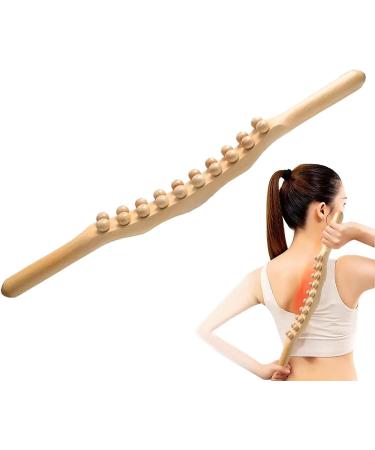 Neck Massage Balls & Bein Cellulite Massager - Wood Massage Device for Stress Relief & Muscle Tension Relief - Buy Online on GoSupps.com