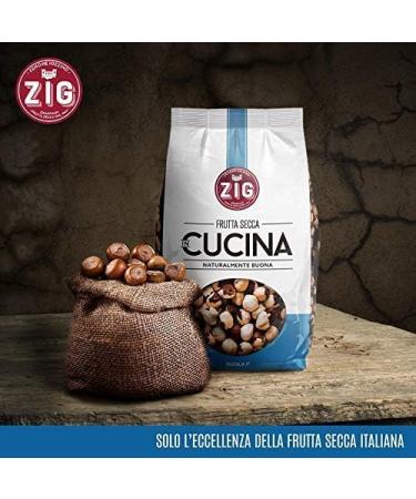 ZIG - HORECA - Premium shelled hazelnuts roasted and peeled 1 Kg - Buy Online on GoSupps.com