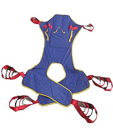 Full Body Sling - Solid Fabric Polyester Patient Lift Slings - Walking Standing Aids Full Body Transfer Belt Strap Load Capacity 506 Lbs