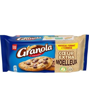 LU GRANOLA - Granola Cookies Coeur Extra Moelleux 208G - Lot De 3 - Vendu Par Lot