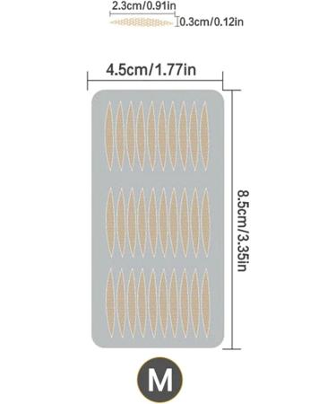 Lace Double Eyelid Sticker 120 Pairs of Seamless and Glue-Free Instant Eye Lift Tape Invisible and Breathable Eye Sticker Light and Thin Hooded Eye Long-Lasting Shape Eyelid Tape M (120 pairs) - Buy Online on GoSupps.com