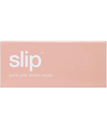 Slip Silk Sleep Mask Pink - 100% Pure Mulberry 22 Momme Silk Eye Mask with Elastic Band - Buy Online on GoSupps.com