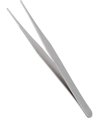 Daweglop Stainless Steel Pointed Tweezers 4.5 - Precision Silver Tweezers for Eyebrows & Beauty | Fast International Shipping - Buy Online on GoSupps.com