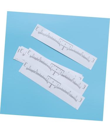 Angoily 120pcs Eyebrow Shaping Tool Makeup Tools Jewel Measurement Tool Vernier Caliper Sticker Disposable - Buy Online on GoSupps.com