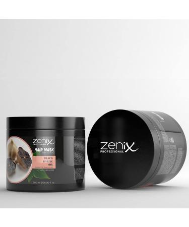 Zenix Black Garlic Hair Care Mask 500ml |Hair mask with garlic |Intensive repairing hair treatment brittle-dry-stacked hair |Black garlic hair cure |Black Garlic Oil