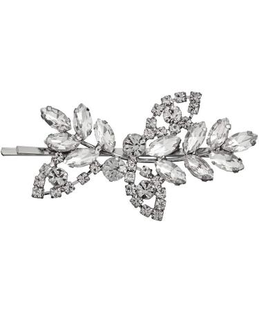 BSLVWG French Vintage Hair Barrettes Crystal Rhinestones Leaves Hair Barrettes Retro French Hair Pins Clasp Hair Clips for Women Girl Valentine's Day Mothers Day Gifts - Buy Online on GoSupps.com