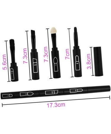 Angoily 1pc Portable Red Sparkly Headband Lip Brush Luster Eyeliner Brush Blending Eyeshadow Brush Eyebrow Brush Mini Lipsticks Lipstick Brush Concealer Eye Shadow Brush Size 1 Black - Buy Online on GoSupps.com
