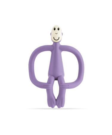Matchstick Monkey Original Teether & Gel Applicator Silicone Easy to Grip BPA Free 3 Months Old+ 10.5 cm Purple Monkey Purple 3 Months Old+ 1 Original Monkey Teether