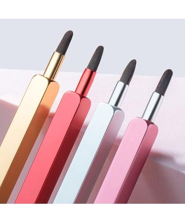 PrettyAimee Dual End Professional Lip Brush Concealer Brushes Retractable Lipstick Foundation Makeup Brush Tool Applicators Set For Women and Girls (Gold) - Buy Online on GoSupps.com